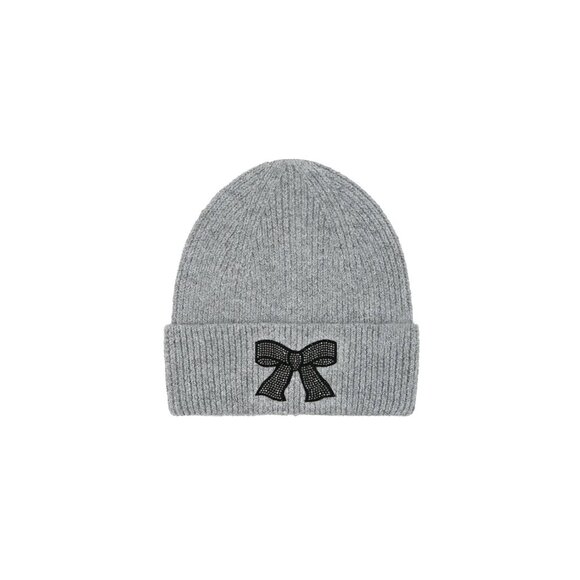 C.C Rhinestone Ribbon Embellished Beanie Winter Hat Women’s NWT - Picture 5 of 5